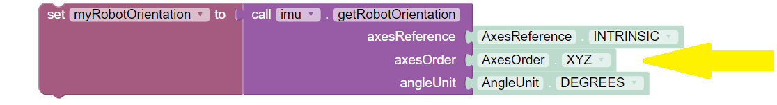 Get Robot Orientation
