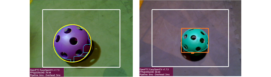 Images showing circlefit and boxfit best-fit algorithms