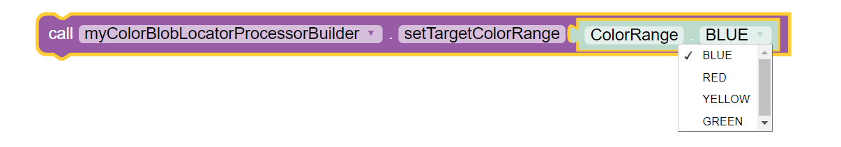 Setting the color swatch