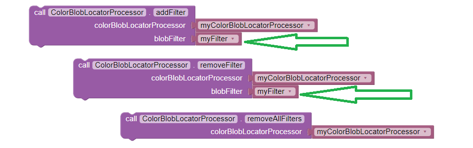 Adding and Removing a filter