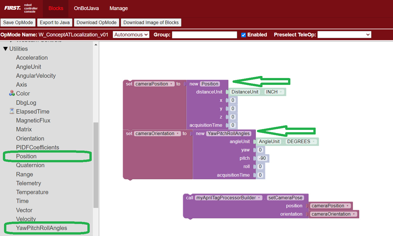 AprilTag Localization — FIRST Tech Challenge Docs 0.2 documentation