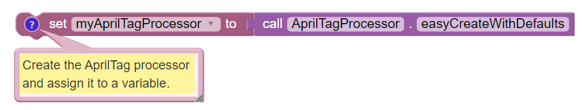 Simple AprilTag Processor