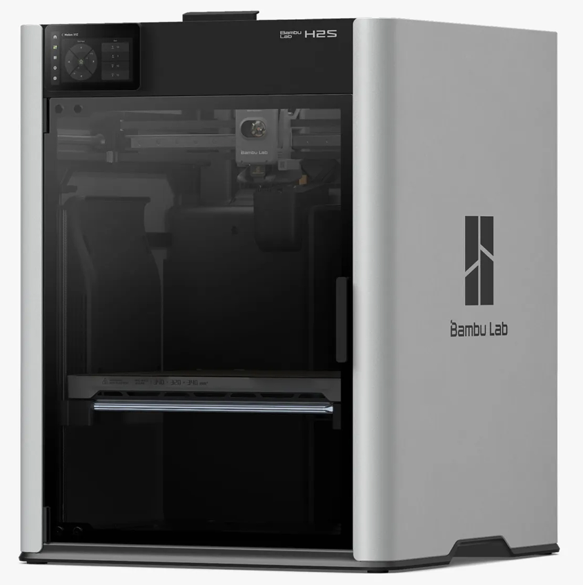 A Bambu Lab H2S 3D printer.