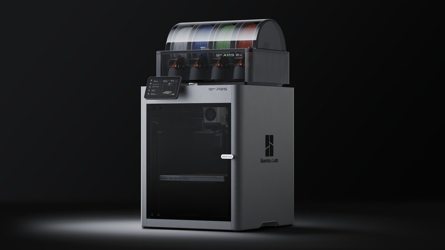 A Bambu Lab P2S 3D printer.