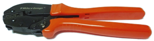Orange-handled Anderson Powerpole crimping tool.
