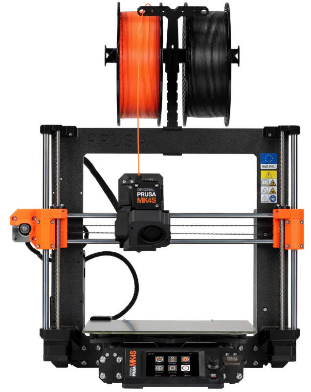 A Prusa MK4S 3D printer.