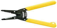 Small yellow-handled wire strippers.